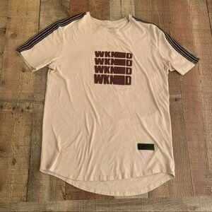 Vox populi for the people mens size small short sleeve t-shirt with weekend